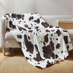 50'' x 60'' cow printed blanket